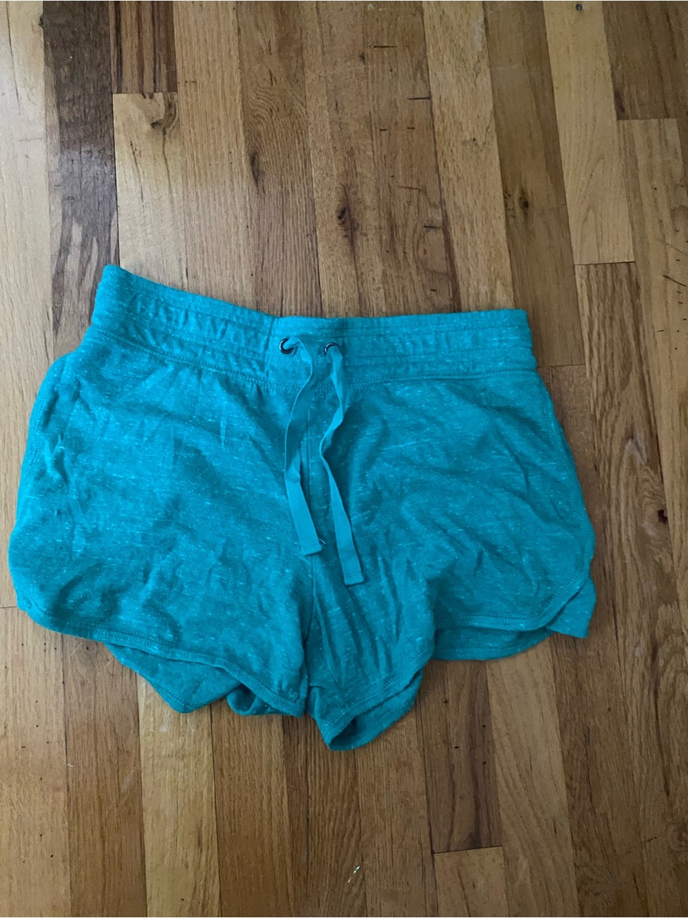 Athletic Works Teal Drawstring Athletic Shorts